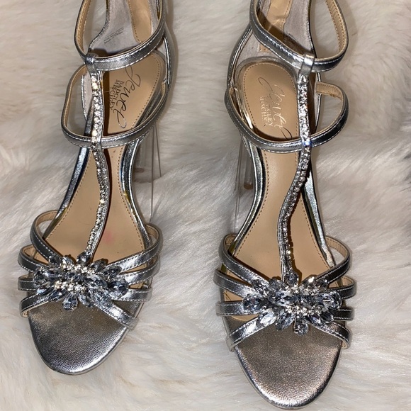 Jewel Badgley Mischka Hazel II Embellished Heels - Picture 3 of 13